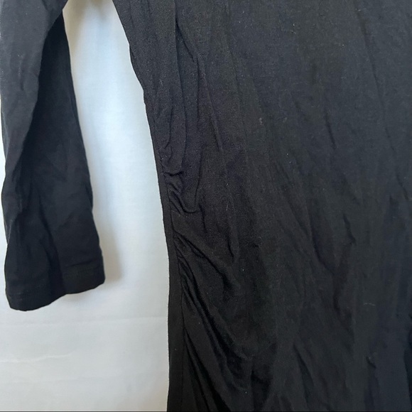 Express raglan sleeve t-shirt dress  xs black - Picture 4 of 12